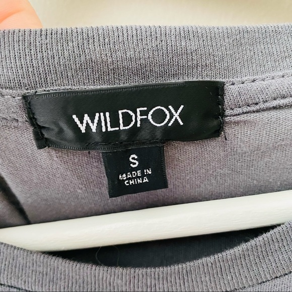 Wildfox 'My Dog Is My Soulmate' Tee Shirt Gray Sz Small - Picture 4 of 10